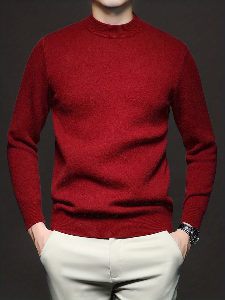 Everett | Wyrafinowany Sweter z Wysokim Kołnierzem