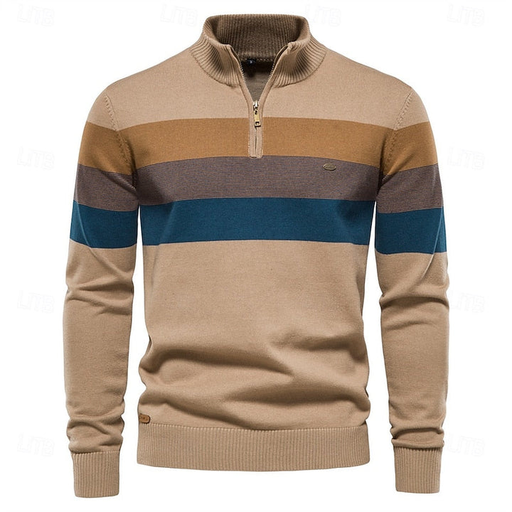 Gerald | Kwart-Zamek Sweter