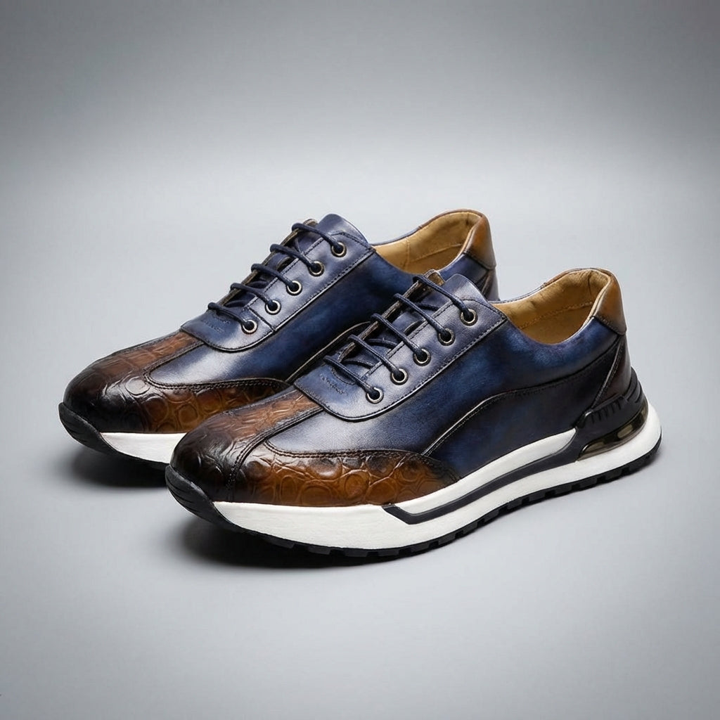 Corey | Męskie Sneakersy na Sznurowadła