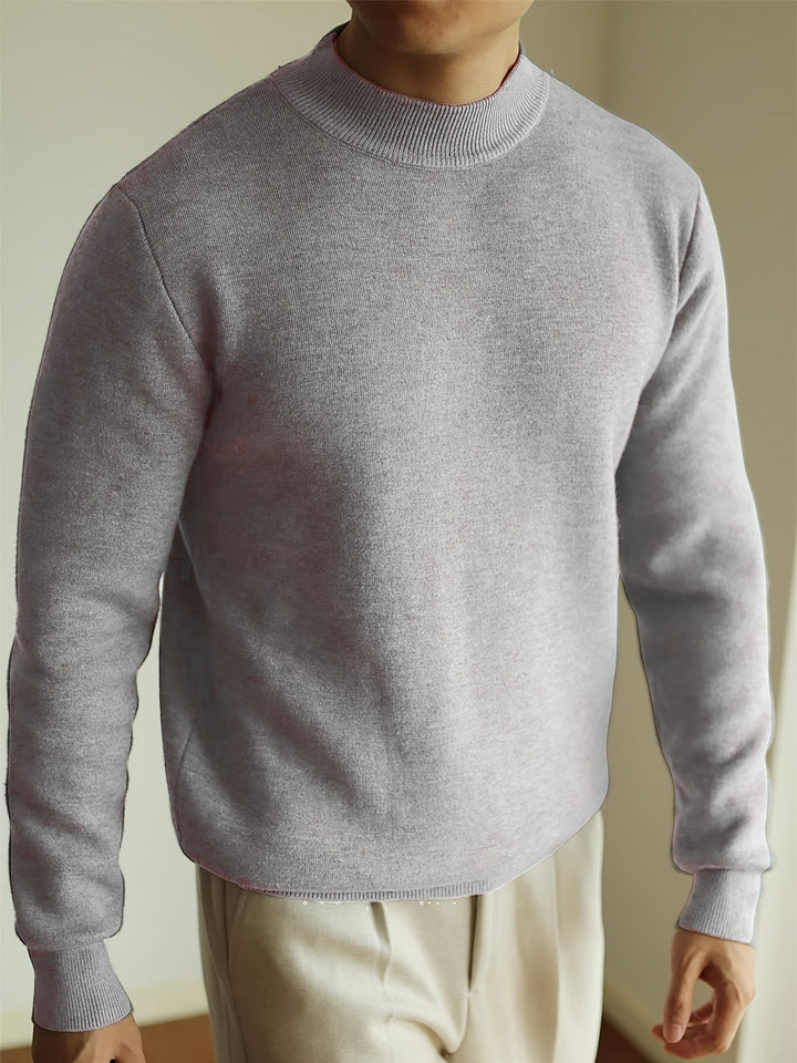 Everett | Wyrafinowany Sweter z Wysokim Kołnierzem