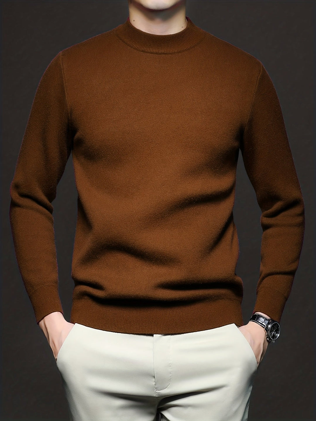 Russell | Wyrafinowany Sweter z Półgolf