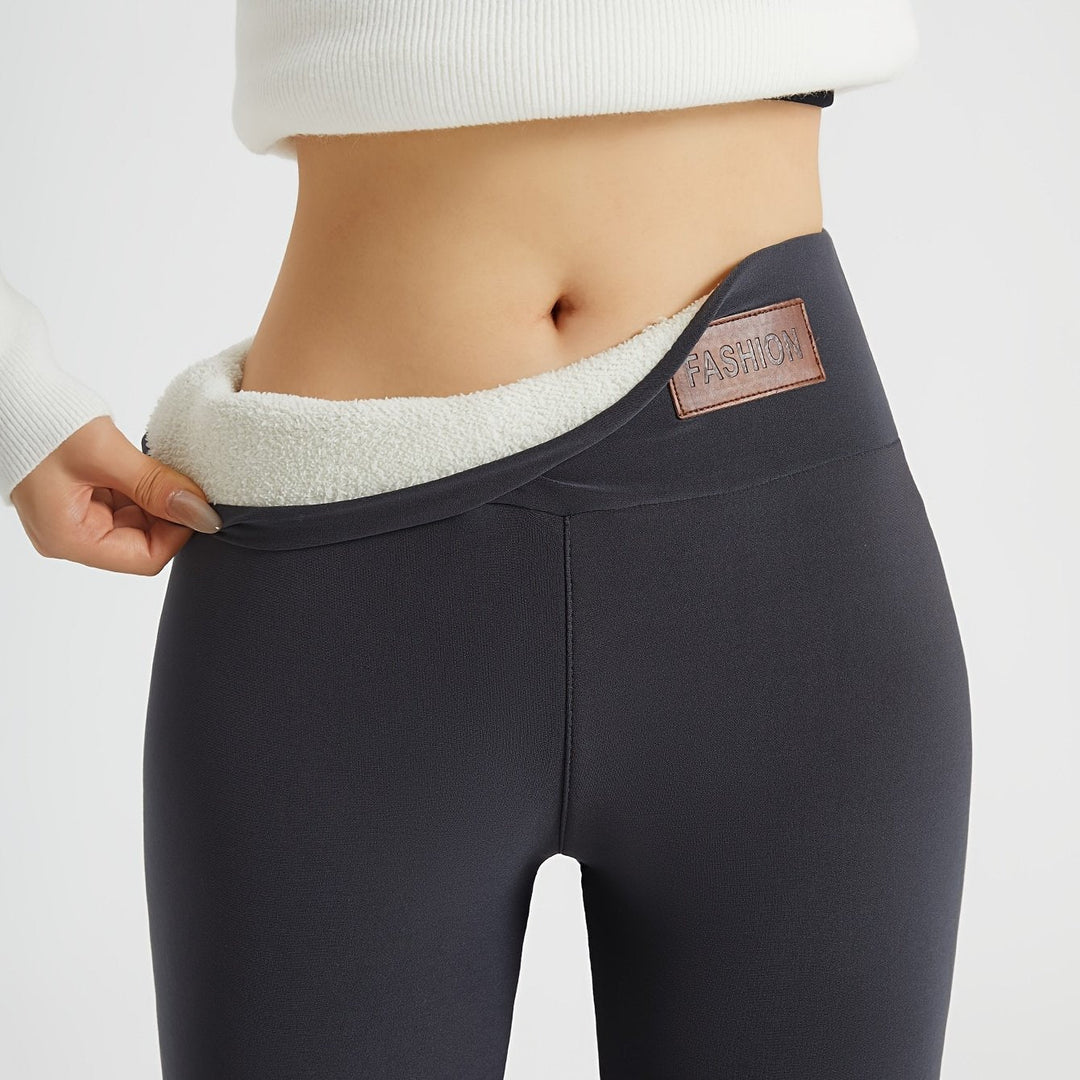 Lorna | Wysokie Ciepłe Legginsy na Zimę