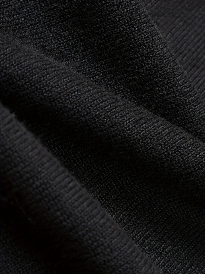 Donovan | Wyrafinowany Polo Sweter z Ćwierć Zamkiem