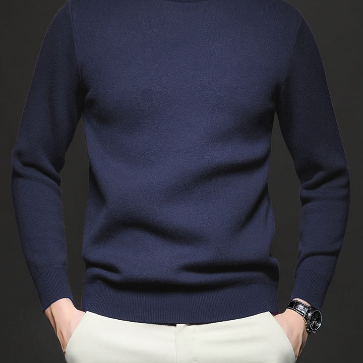 Everett | Wyrafinowany Sweter z Wysokim Kołnierzem