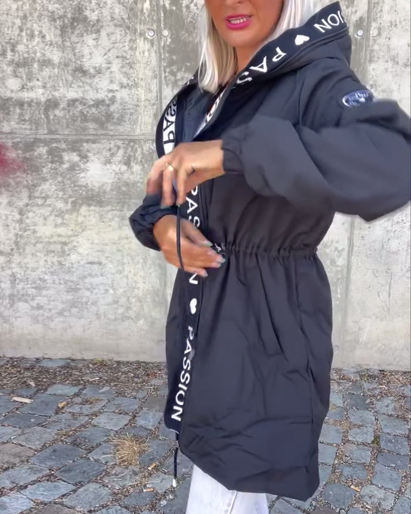 Ashley | Codzienny Na zamek Kurtka