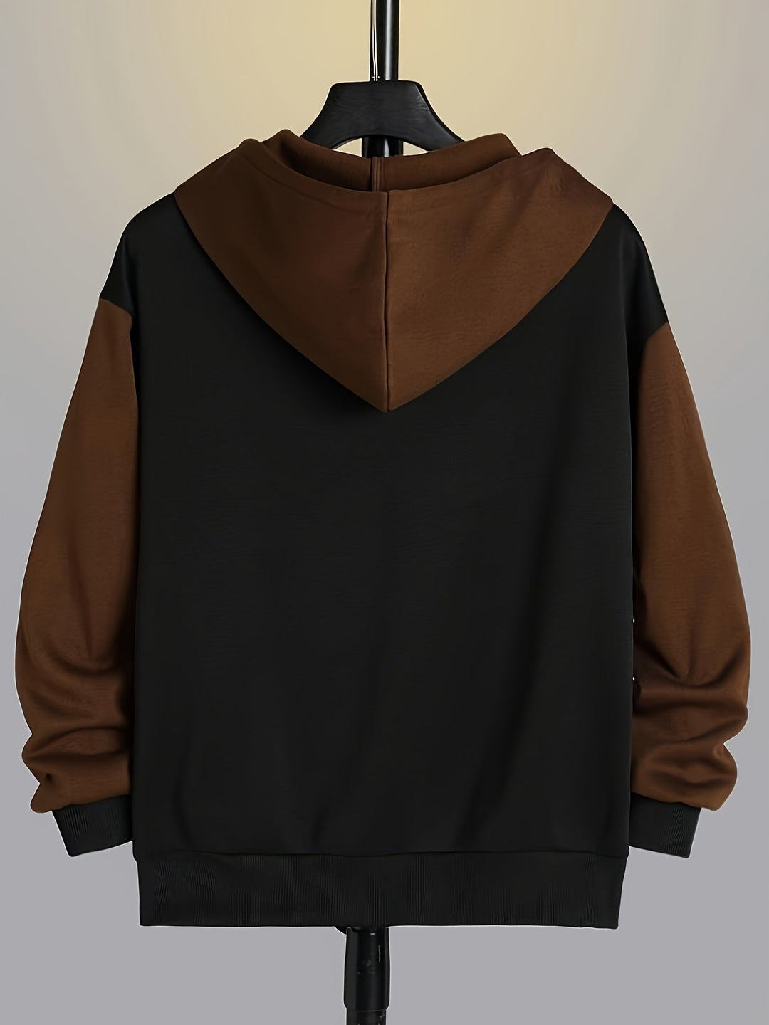 Cedric | Bluza z kapturem z kolorowym blokiem