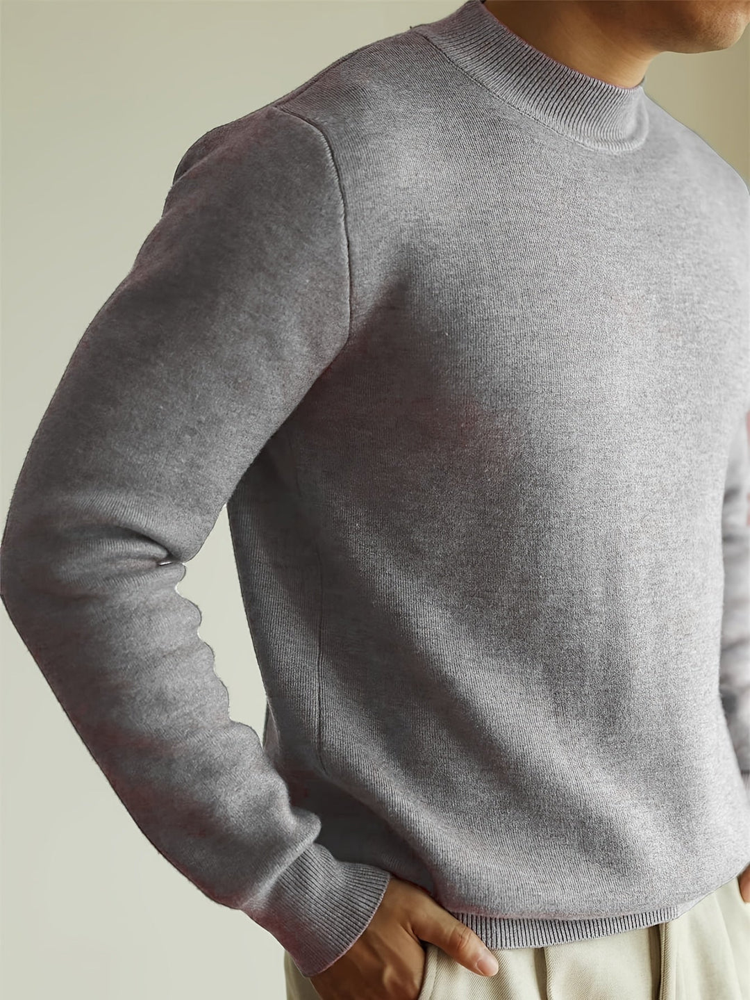 Everett | Wyrafinowany Sweter z Wysokim Kołnierzem