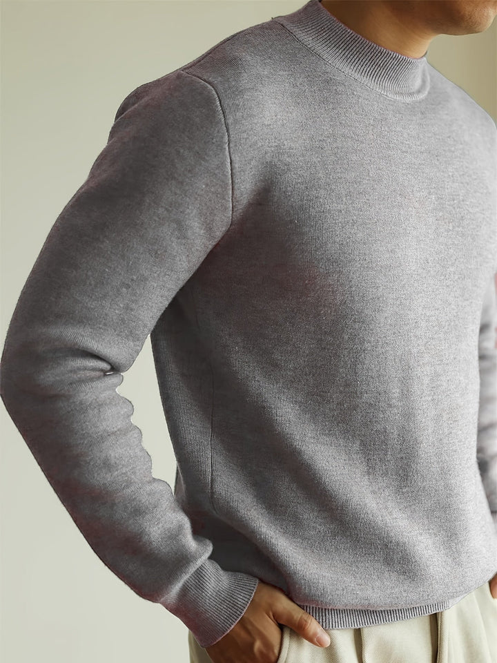 Everett | Wyrafinowany Sweter z Wysokim Kołnierzem