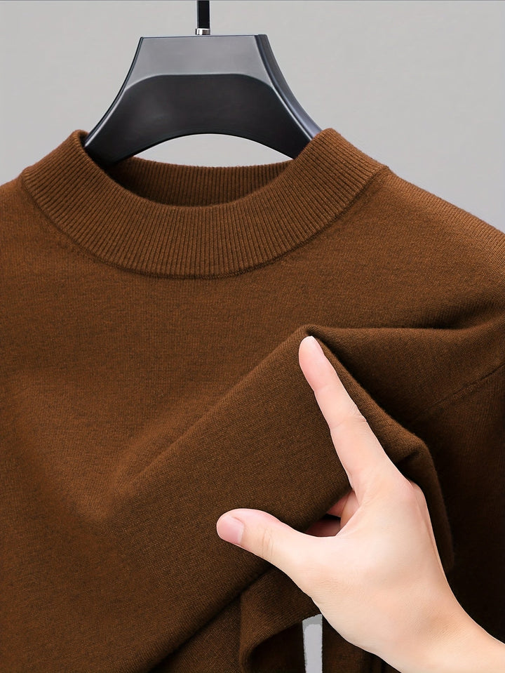Everett | Wyrafinowany Sweter z Wysokim Kołnierzem