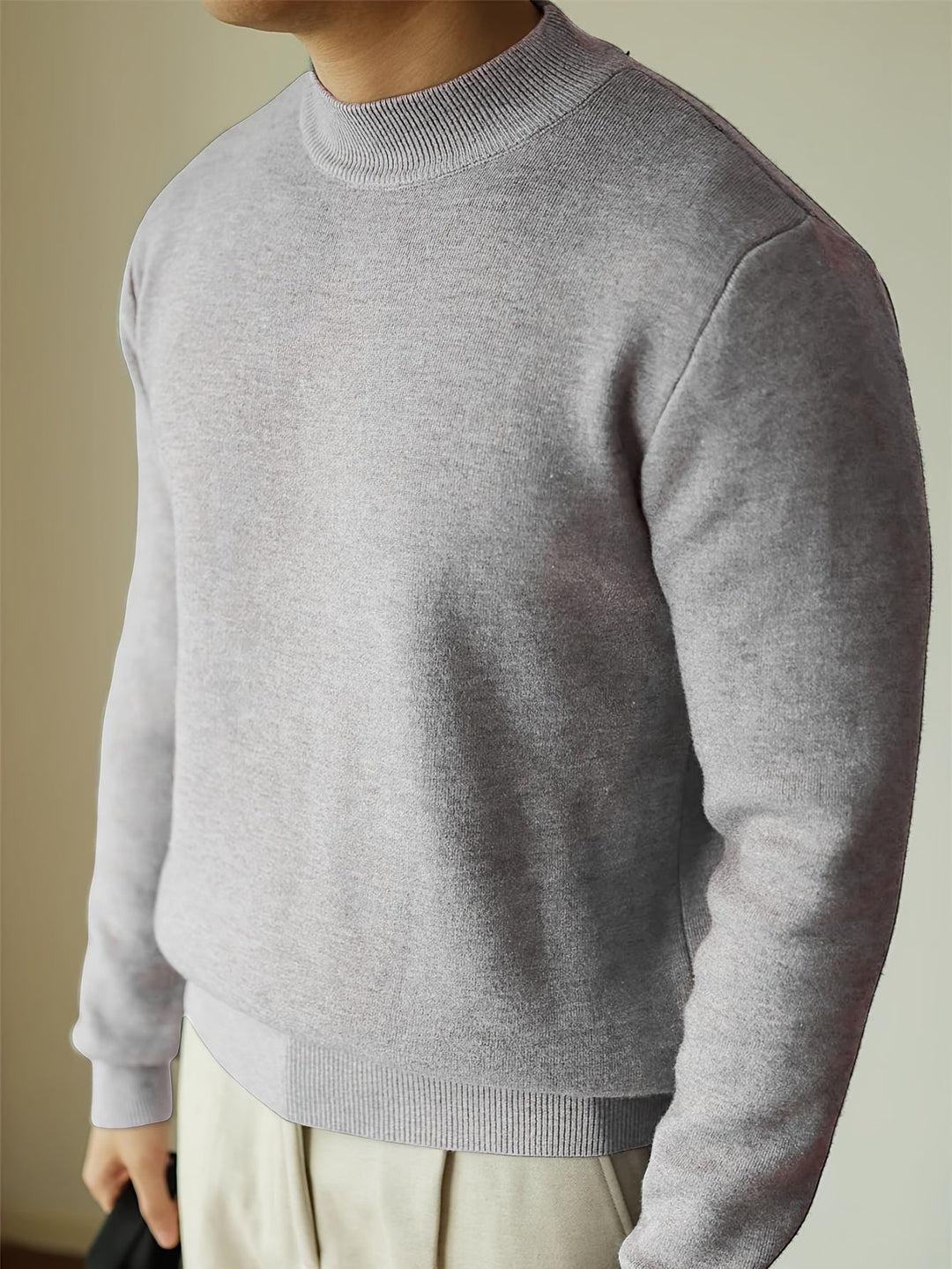 Everett | Wyrafinowany Sweter z Wysokim Kołnierzem