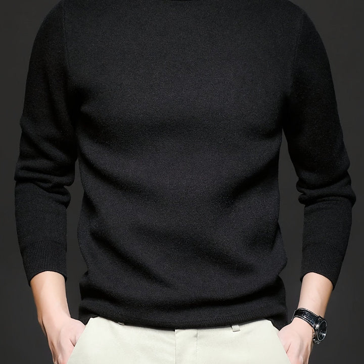 Everett | Wyrafinowany Sweter z Wysokim Kołnierzem