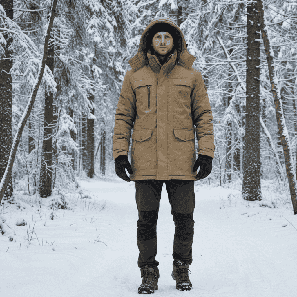 FROSTGUARD – Pikowana Parka dla Ciepła i Ochrony w Zimne Dni