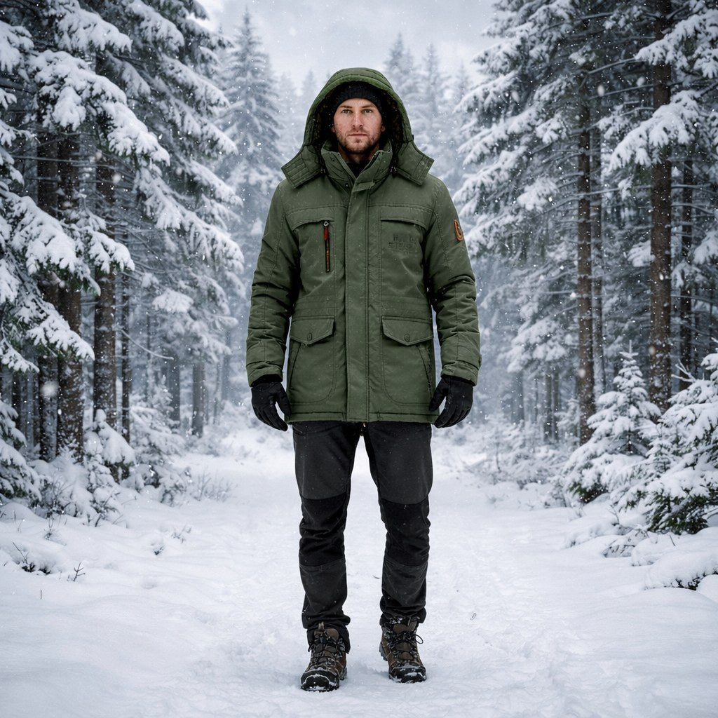 FROSTGUARD – Pikowana Parka dla Ciepła i Ochrony w Zimne Dni