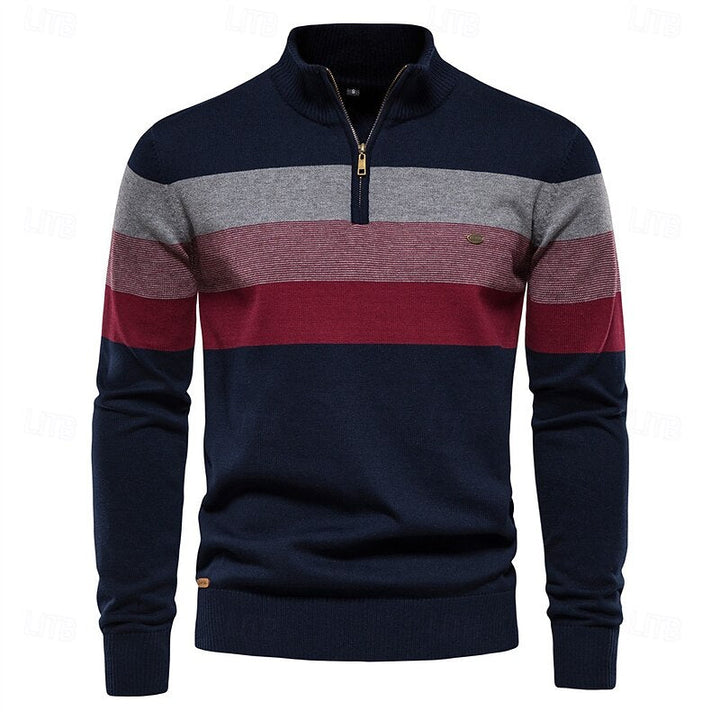 Gerald | Kwart-Zamek Sweter