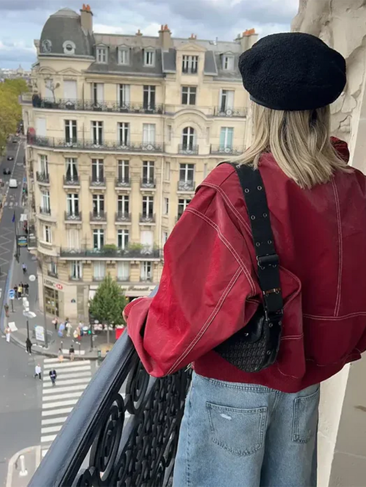 Kontrastowa kurtka oversize – oferta limitowana