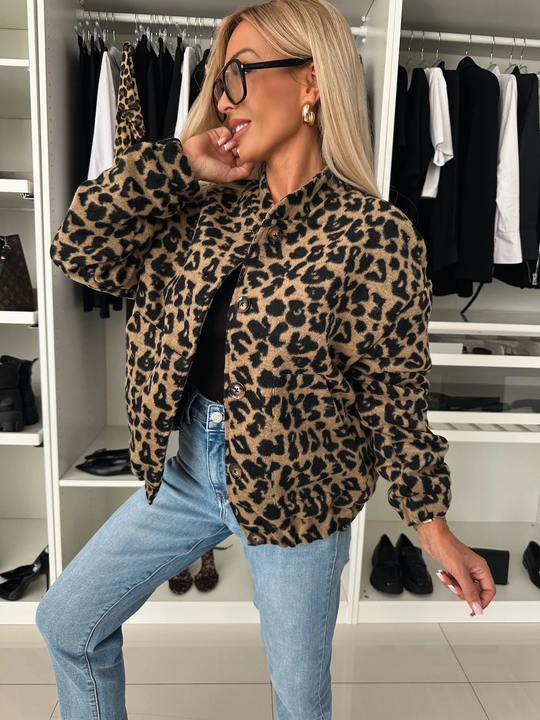 Elodie | Stylowa Kurtka w Kolorze Lwa