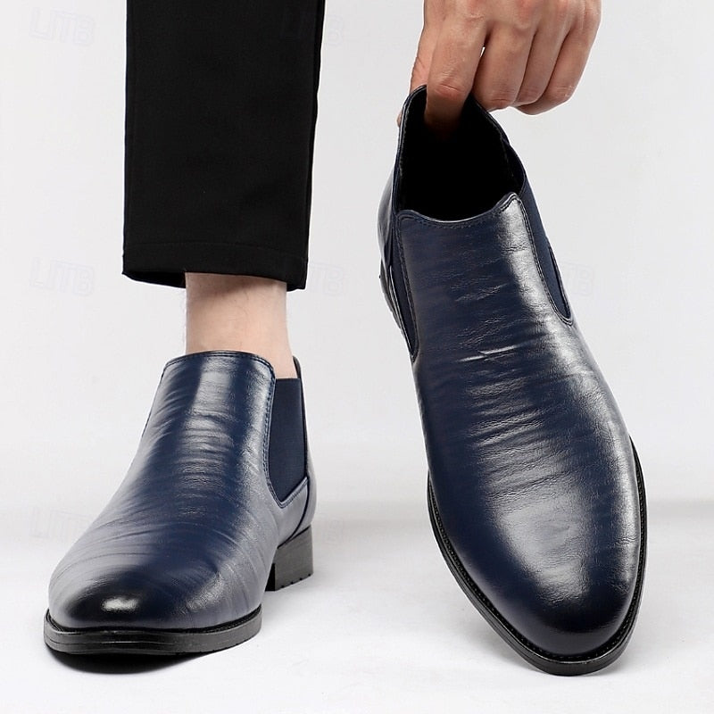 Quincy | Klasyczne Buty Chelsea Wsuwane