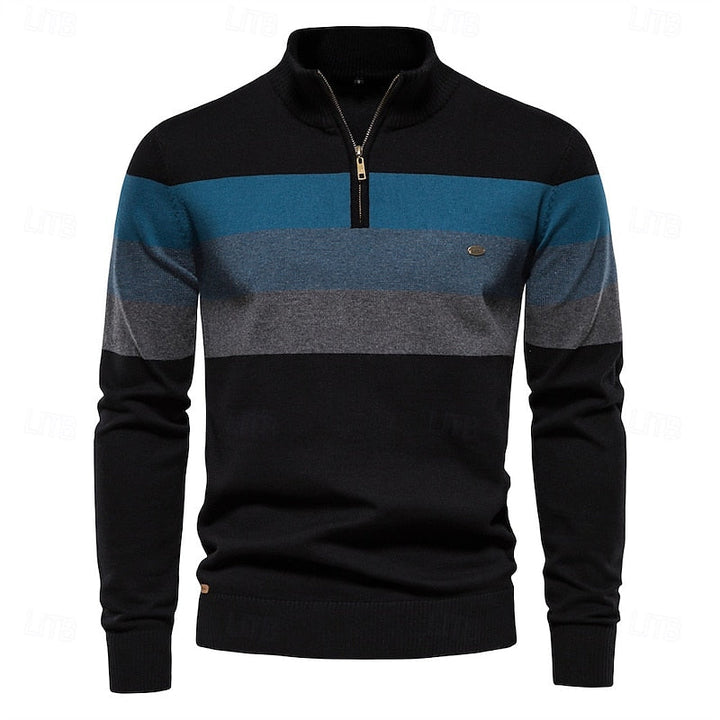 Gerald | Kwart-Zamek Sweter