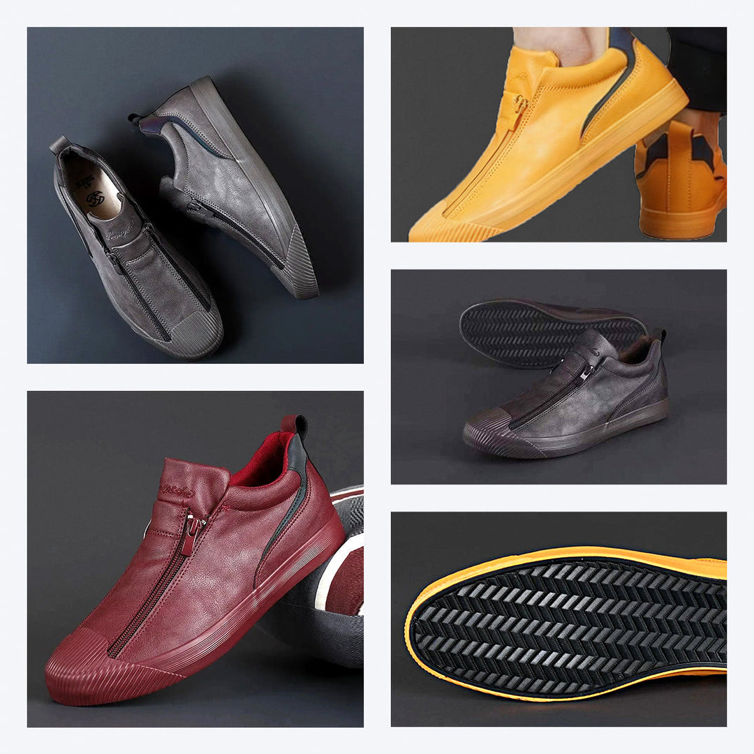 Sneakersy Męski z Zamkiem i Komfortem – Noah