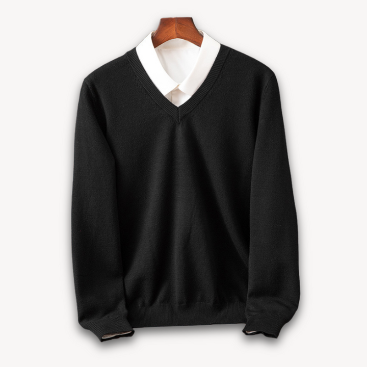 Apollo | Sweter V-Neck z Kaszmiru