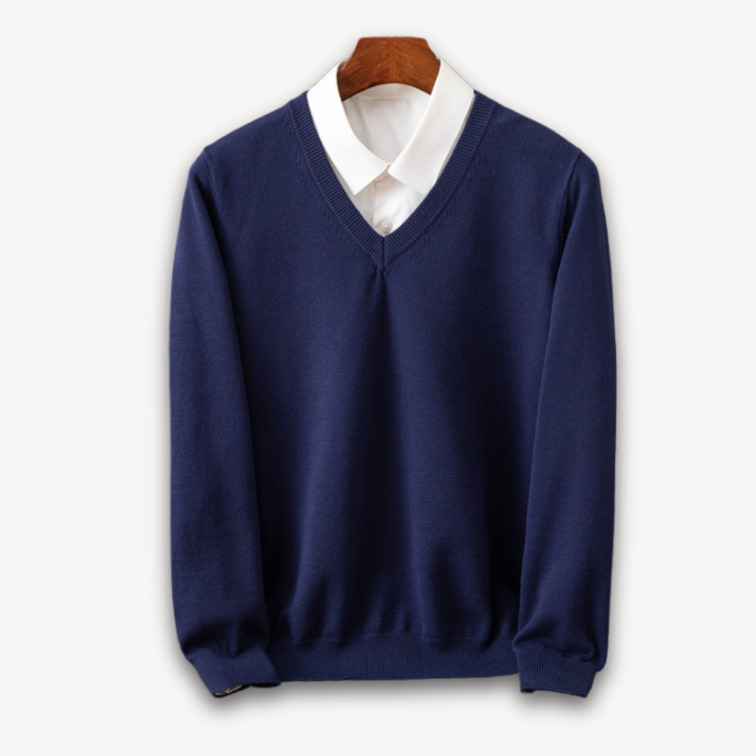 Apollo | Sweter V-Neck z Kaszmiru