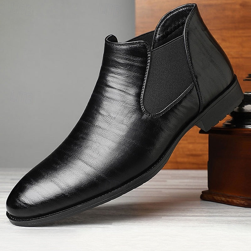 Quincy | Klasyczne Buty Chelsea Wsuwane