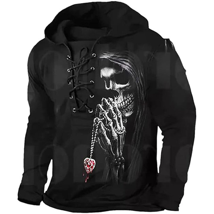 Cole | Halloween Bluza z kapturem z Szkieletowym Wzorem