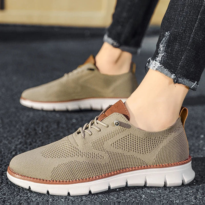 Wolski Męskie Oxford Plecione Buty Sznurowane