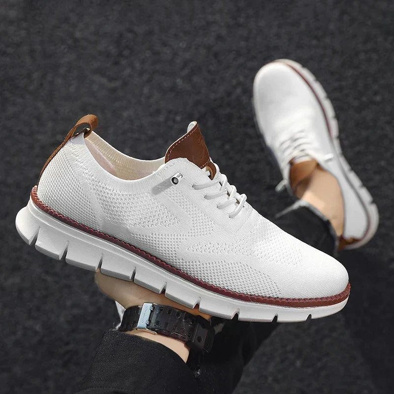 Wolski Męskie Oxford Plecione Buty Sznurowane