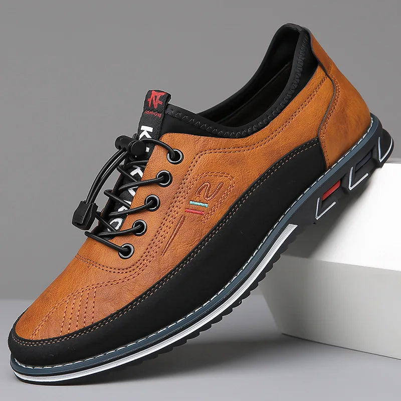 Męskie Skórzane Buty Oxford