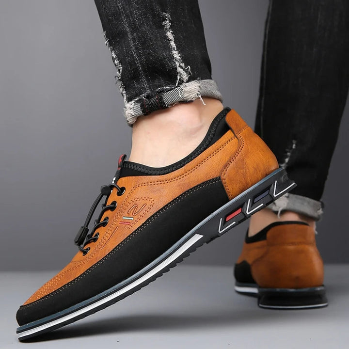 Męskie Skórzane Buty Oxford