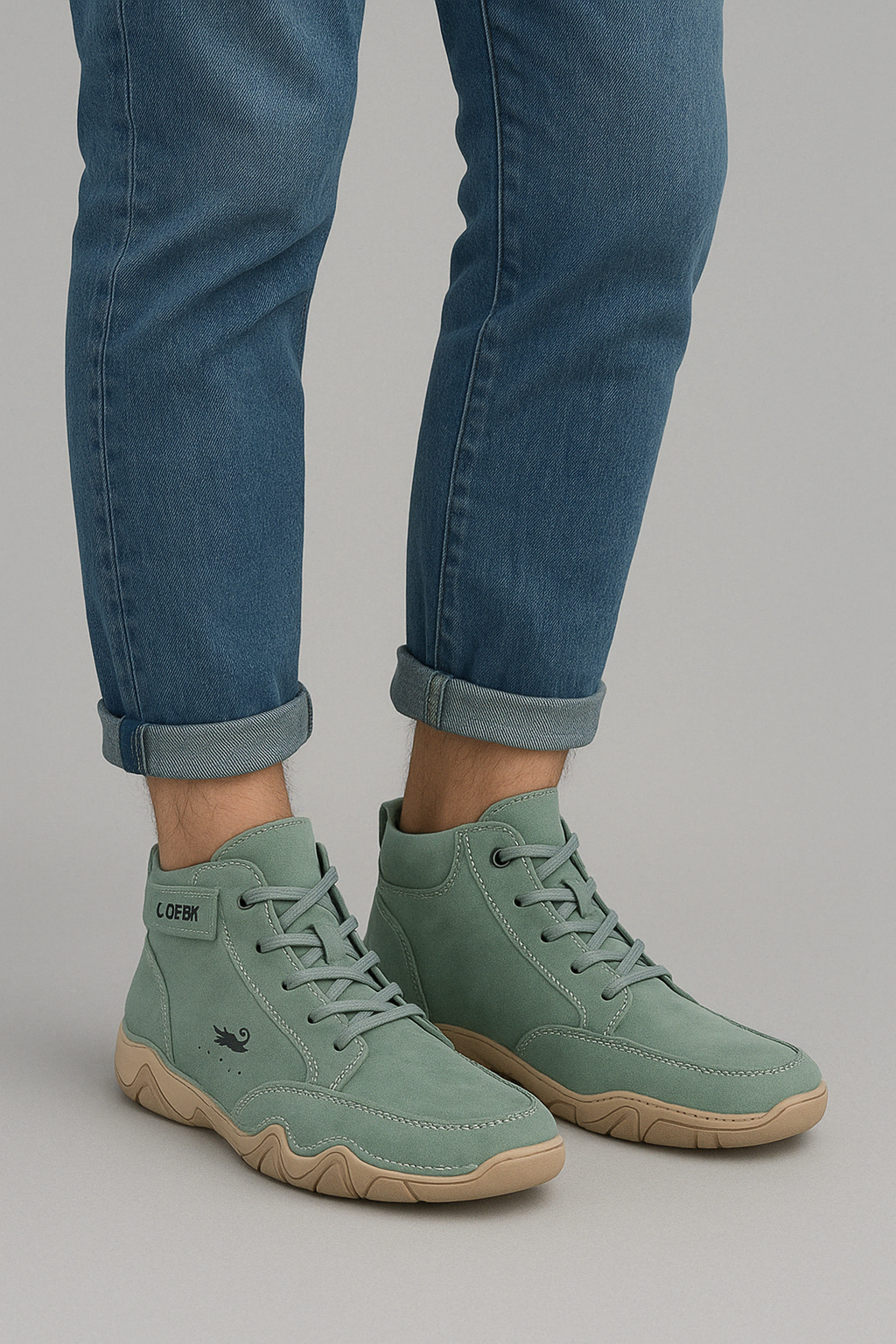 Unisex Naturalne Buty z Włókna z Sznurówkami