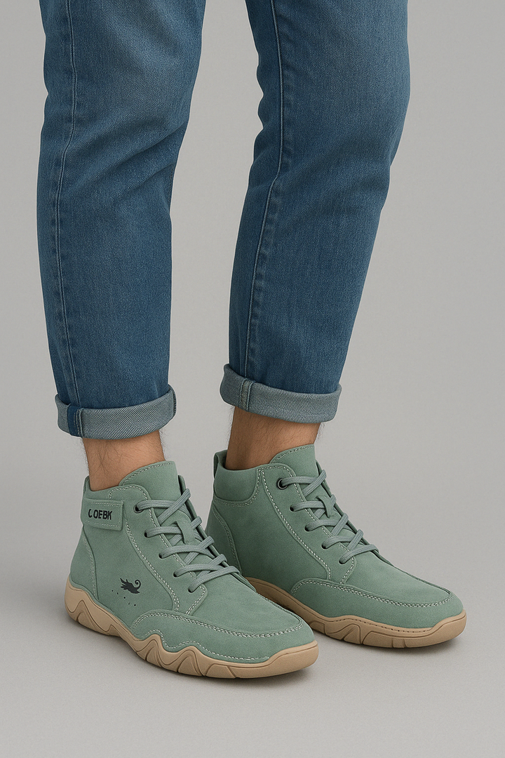 Unisex Naturalne Buty z Włókna z Sznurówkami