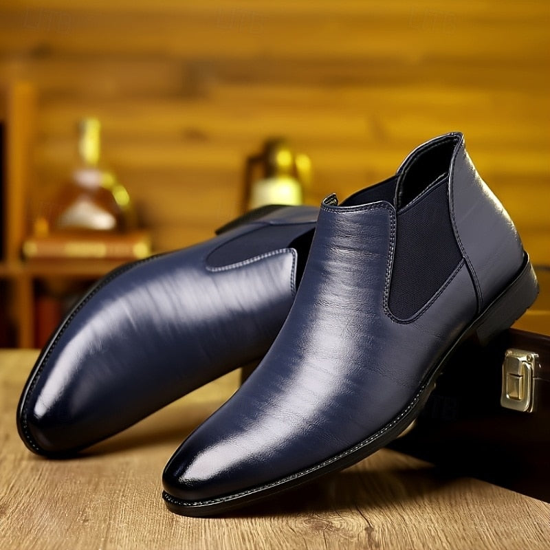 Quincy | Klasyczne Buty Chelsea Wsuwane