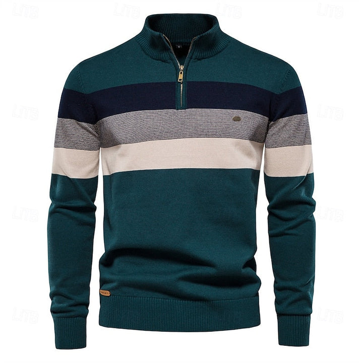 Gerald | Kwart-Zamek Sweter