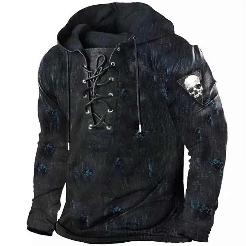 Cole | Halloween Bluza z kapturem z Szkieletowym Wzorem